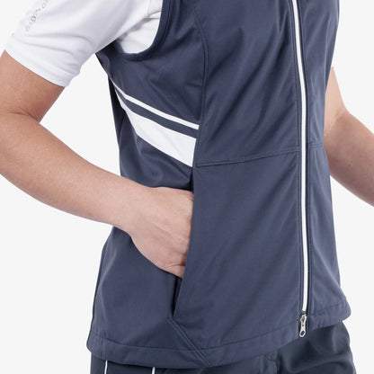 Windproof and water repellent golf vest