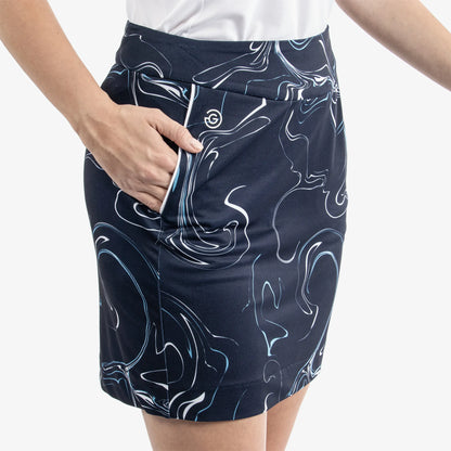 Breathable golf skirt with inner shorts