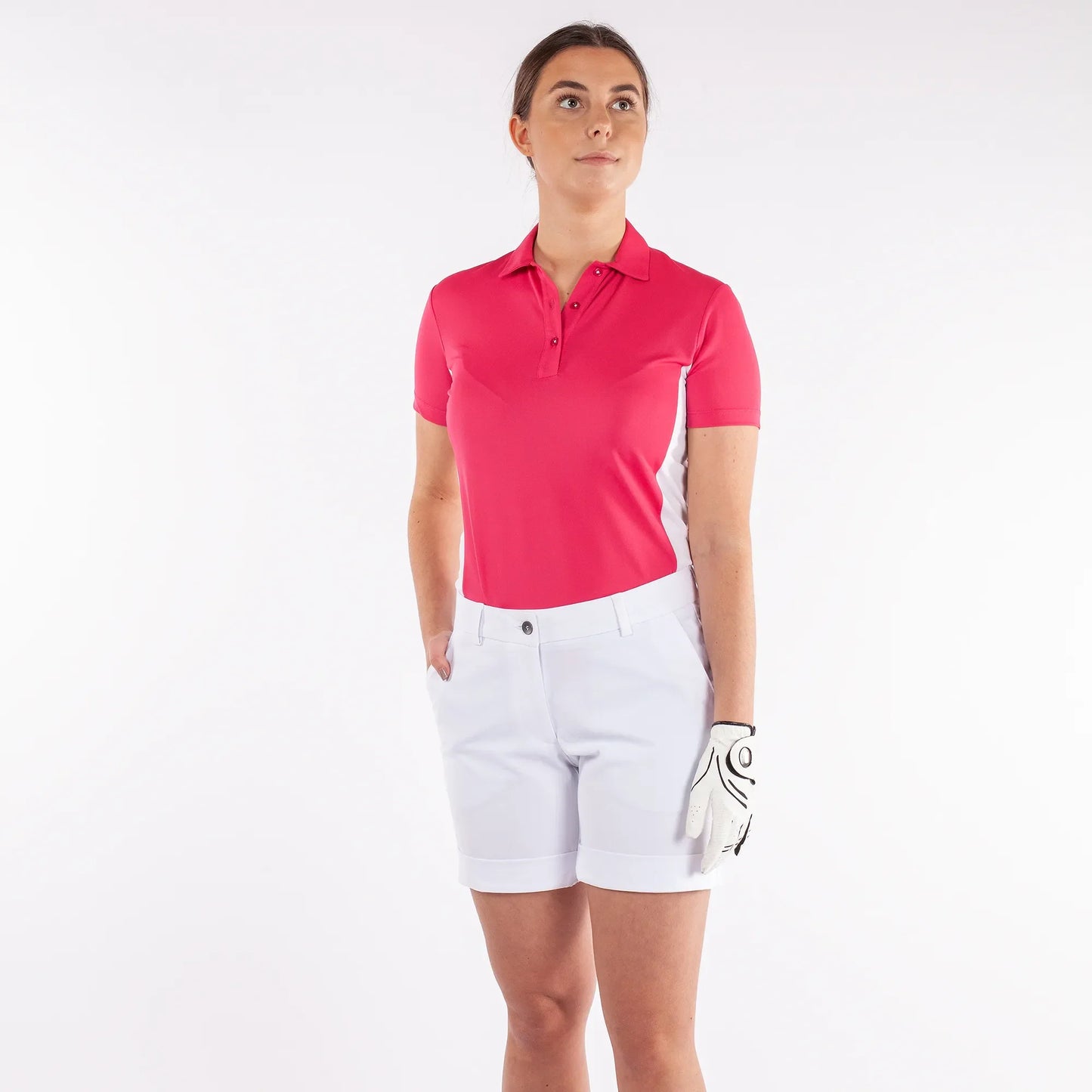 Breathable short sleeve golf shirt