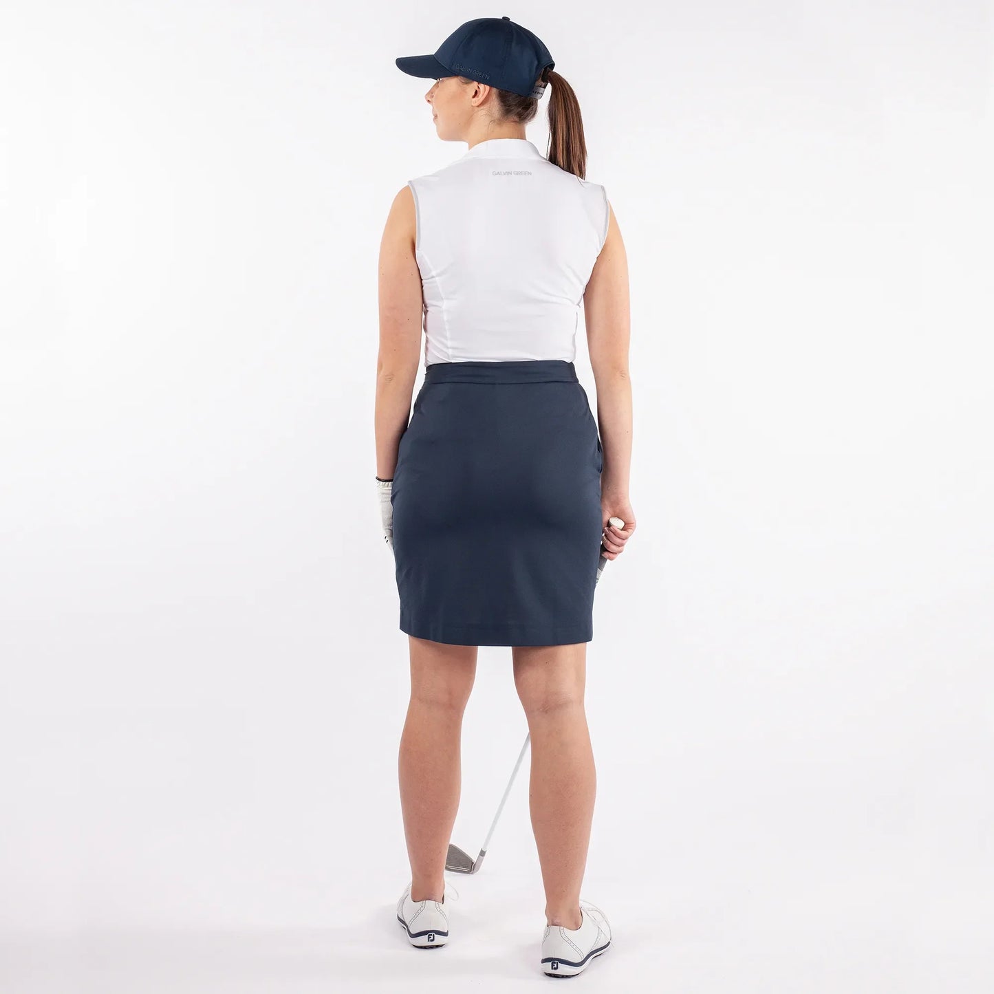 Breathable golf skirt with inner shorts