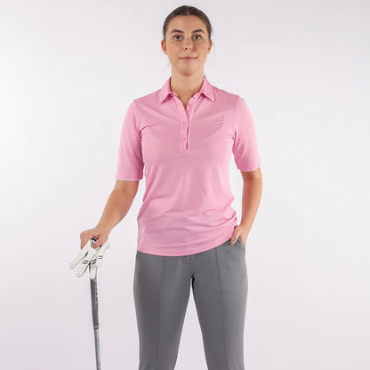 Breathable short sleeve golf shirt