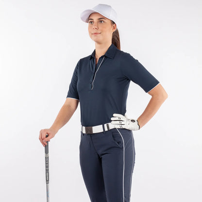 Breathable short sleeve golf shirt