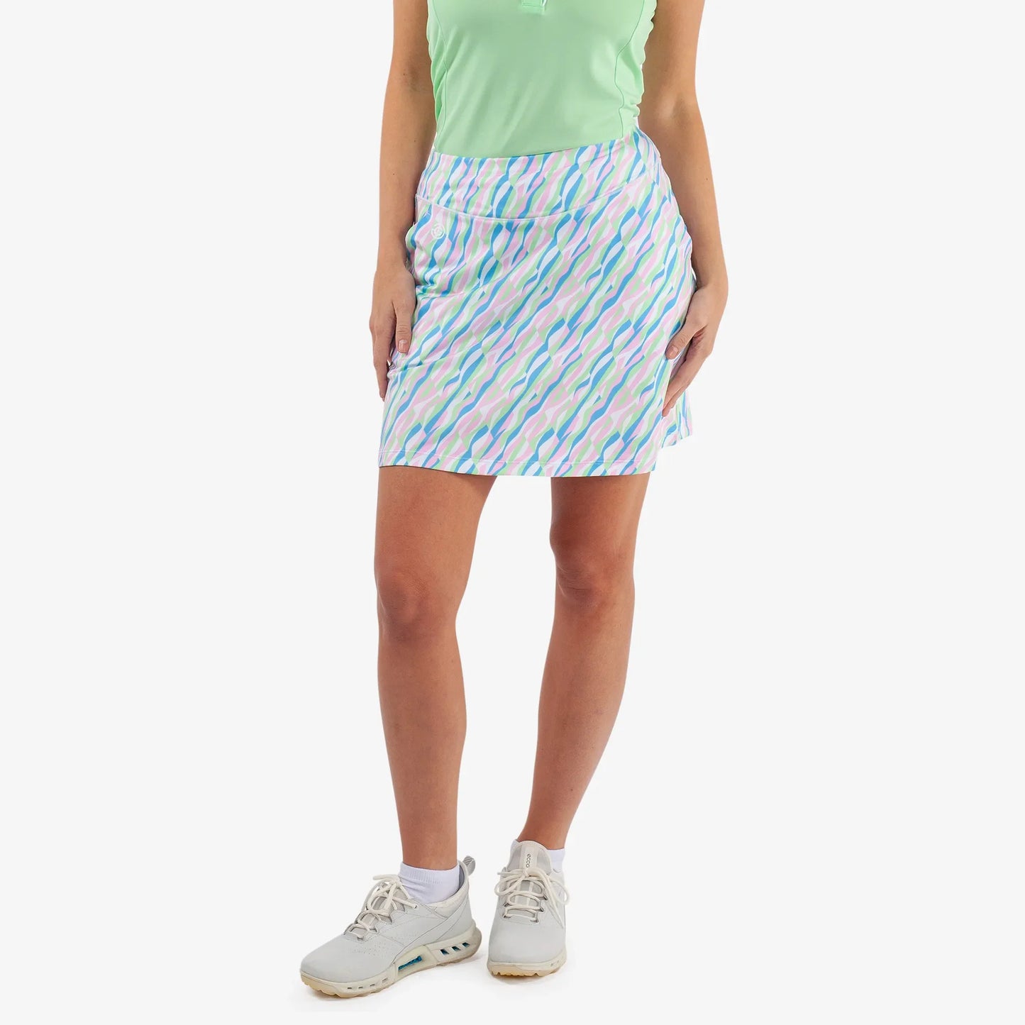 Breathable golf skirt with inner shorts