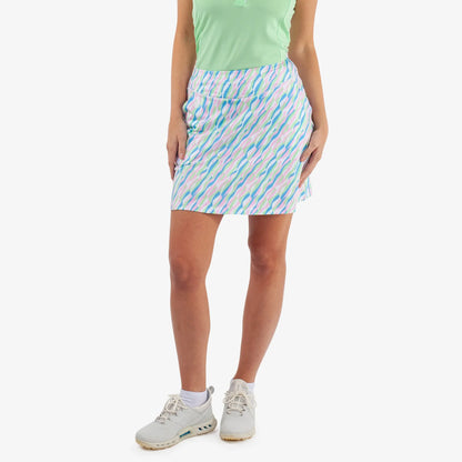 Breathable golf skirt with inner shorts
