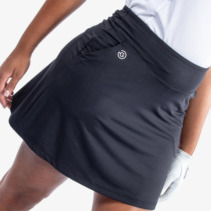 Breathable golf skirt with inner shorts