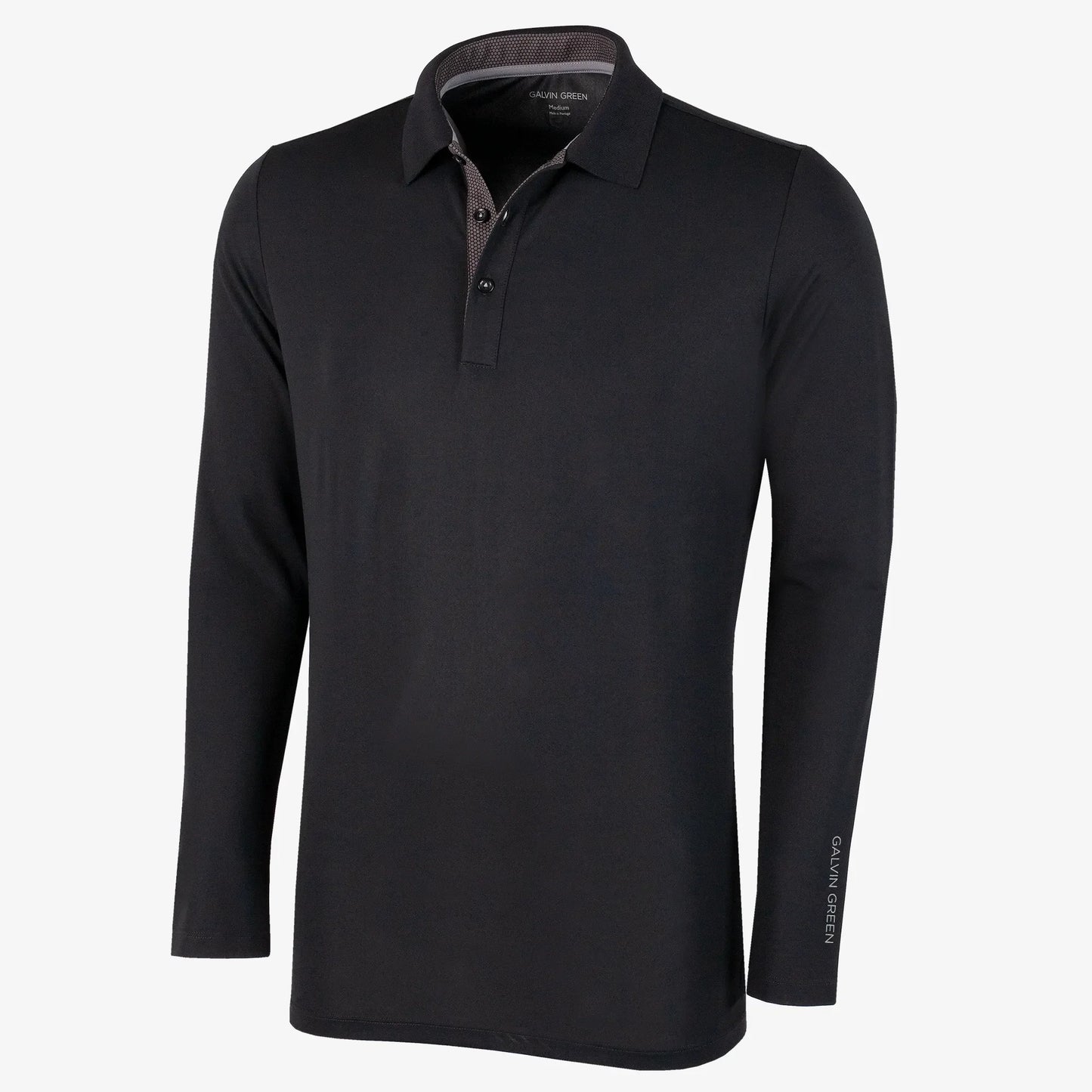 Breathable long sleeve golf shirt