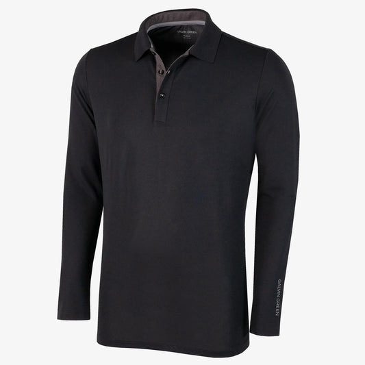 Breathable long sleeve golf shirt