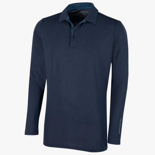 Breathable long sleeve golf shirt