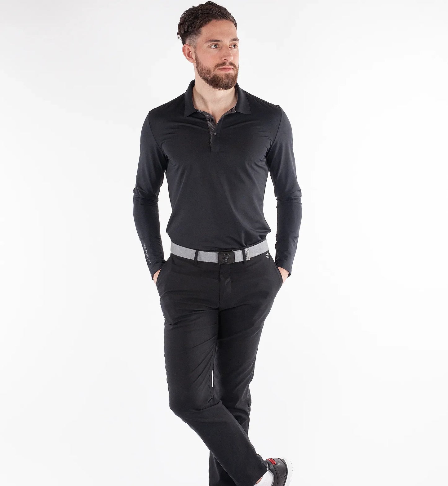 Breathable long sleeve golf shirt