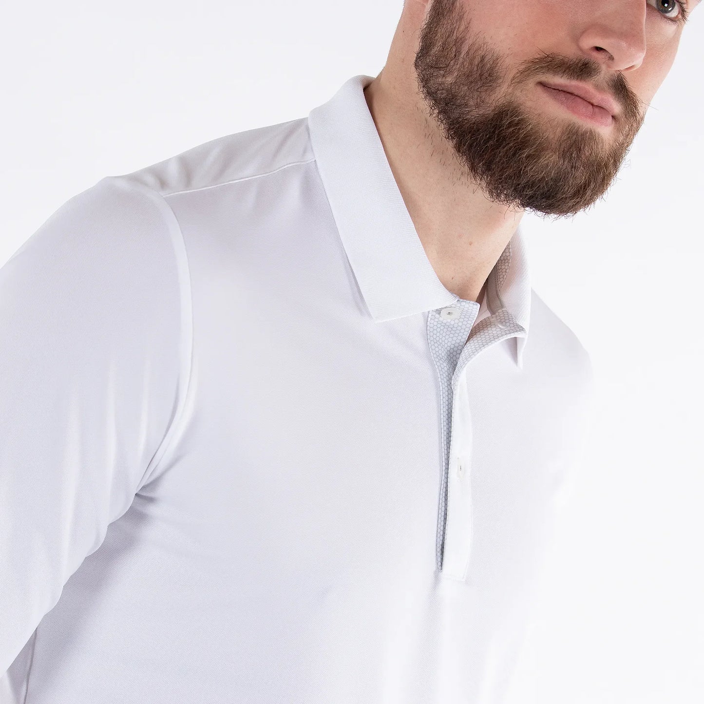 Breathable long sleeve golf shirt