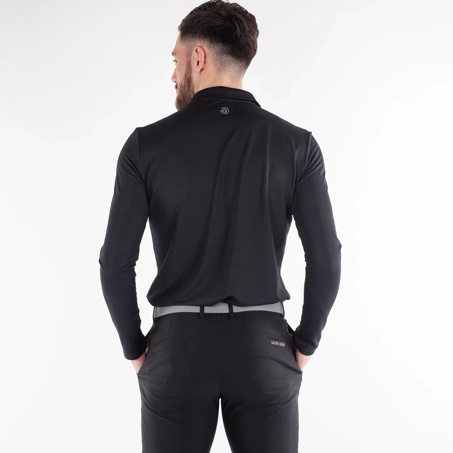 Breathable long sleeve golf shirt