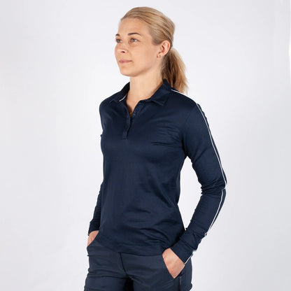Breathable long sleeve golf shirt