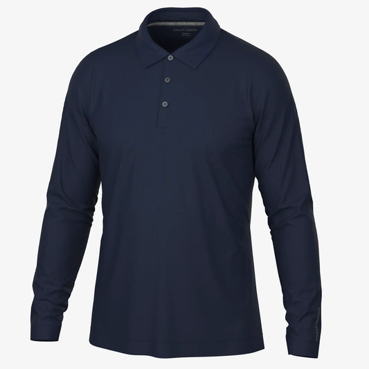 Breathable long sleeve golf shirt