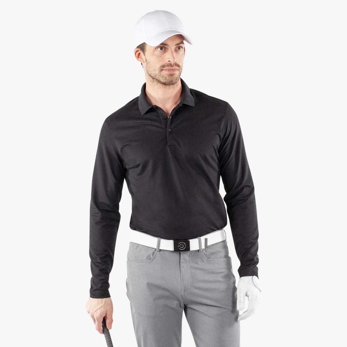 Breathable long sleeve golf shirt