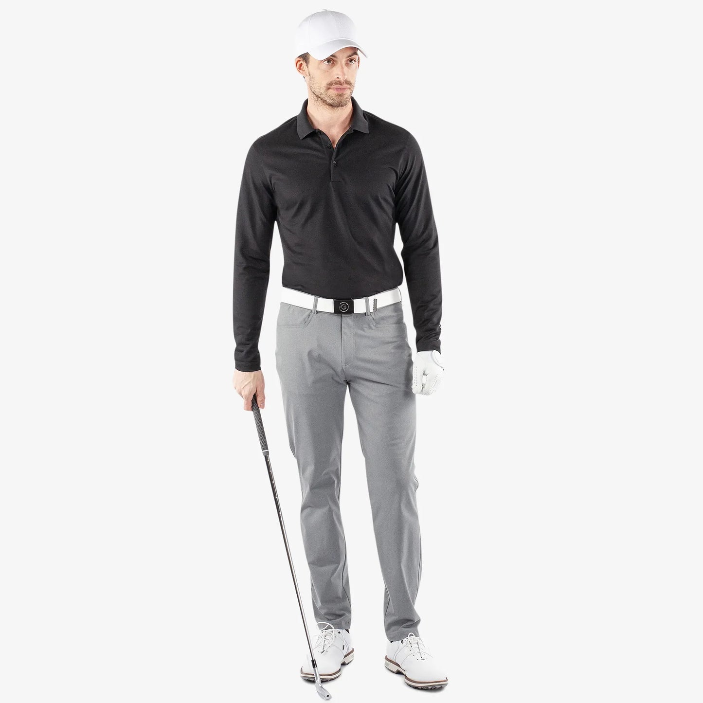 Breathable long sleeve golf shirt