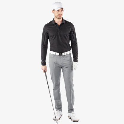 Breathable long sleeve golf shirt