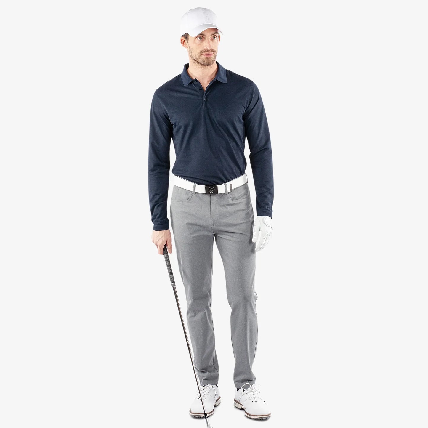 Breathable long sleeve golf shirt