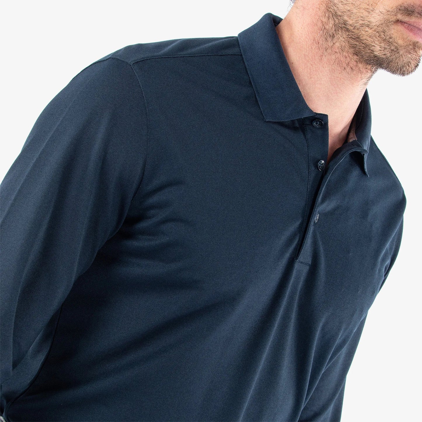Breathable long sleeve golf shirt