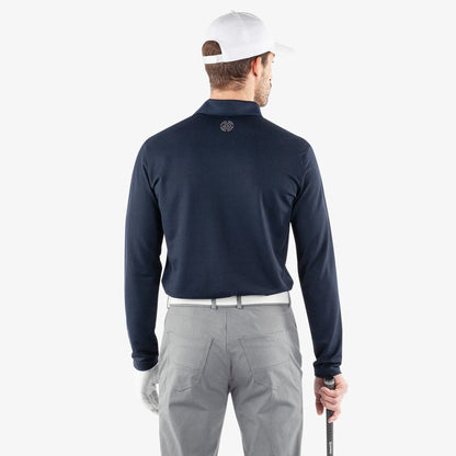 Breathable long sleeve golf shirt