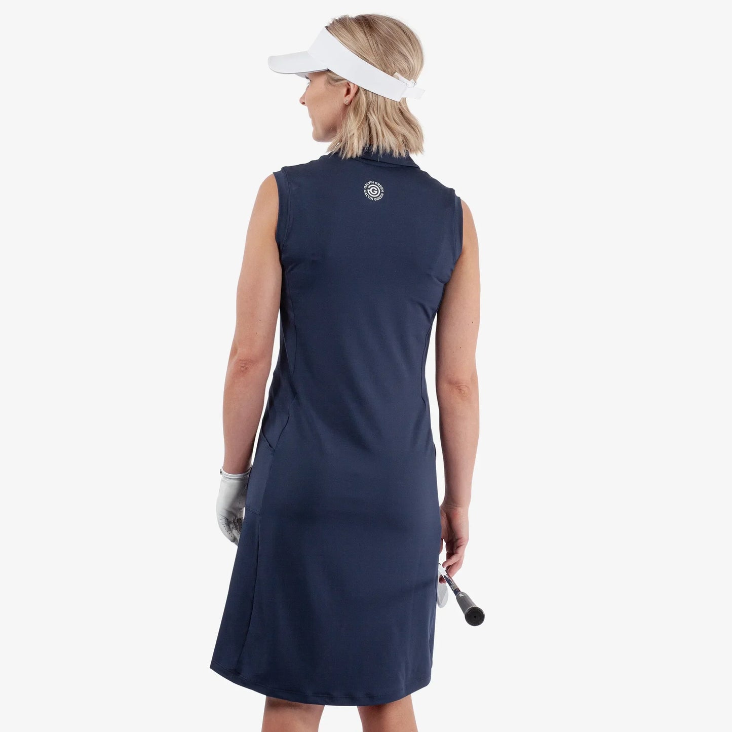 Breathable golf dress with inner shorts