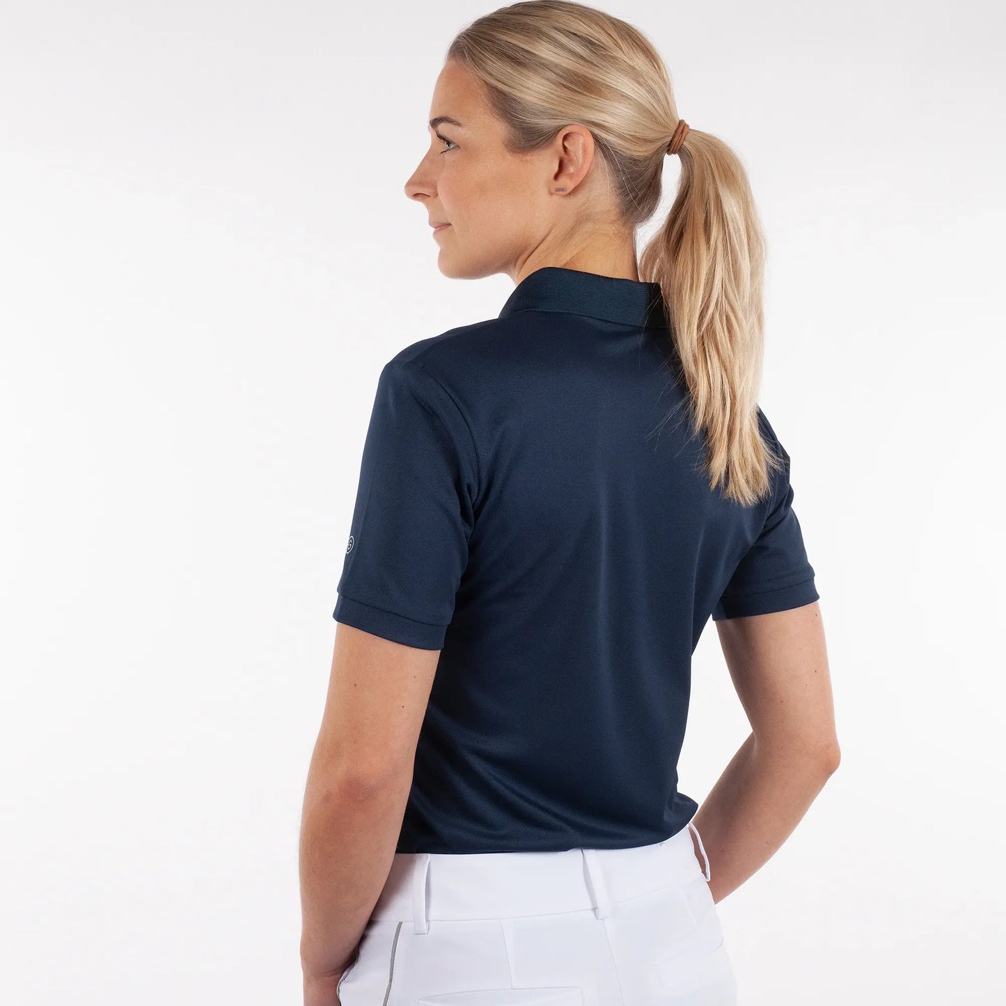 Breathable short sleeve golf shirt