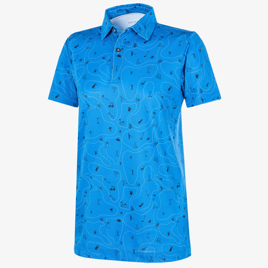 Breathable short sleeve golf shirt